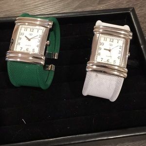 Comfortable and cute cuff watches. Add a battery